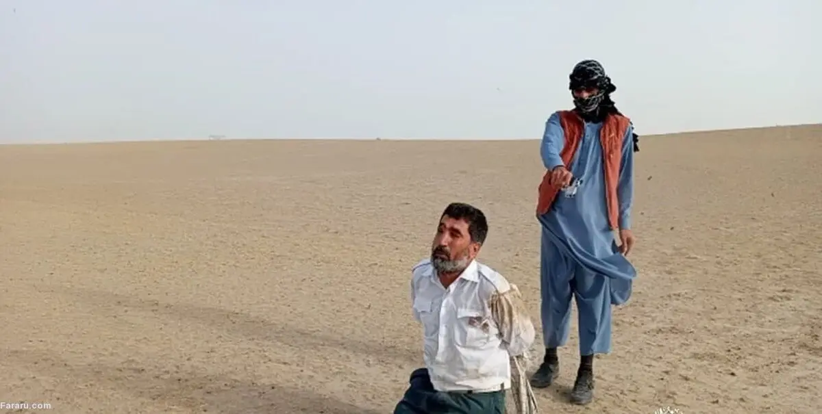 (تصاویر +16) اعدام افسر راهنمایی و رانندگی به دست طالبان