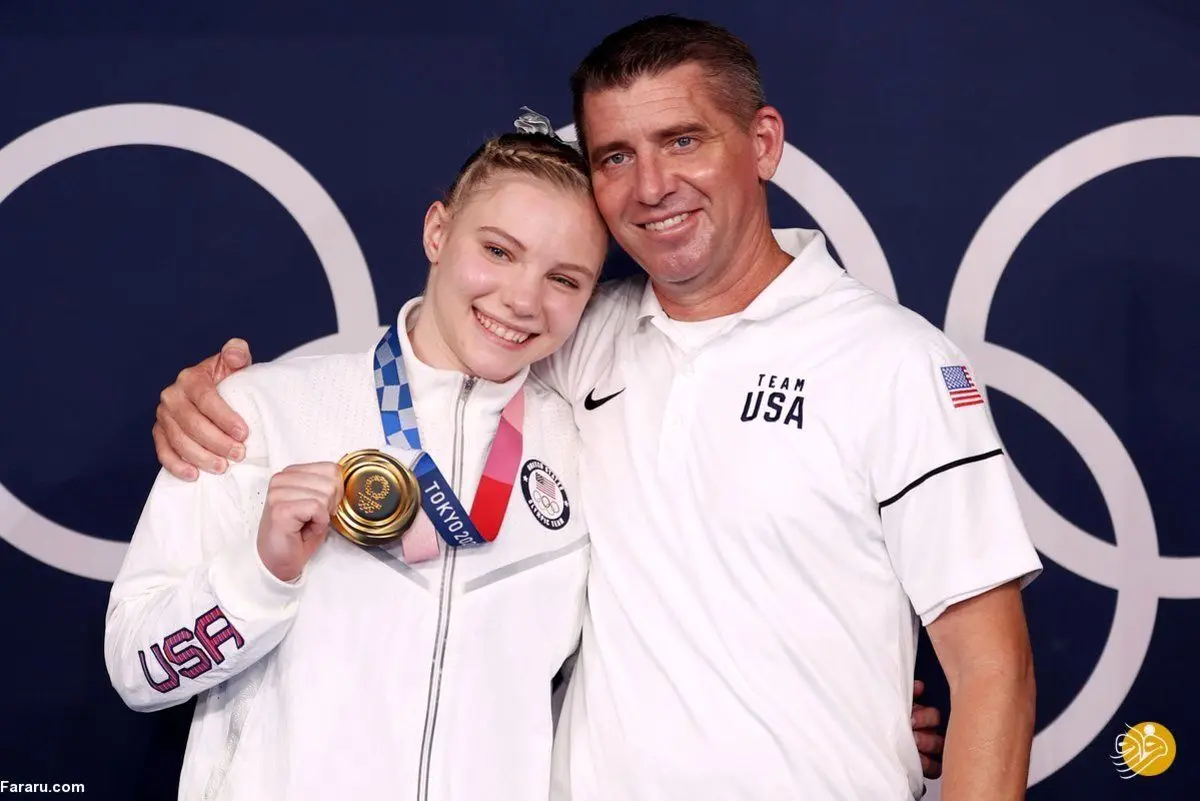 ​(عکس) مدال طلایی که تقدیم به پدر شد