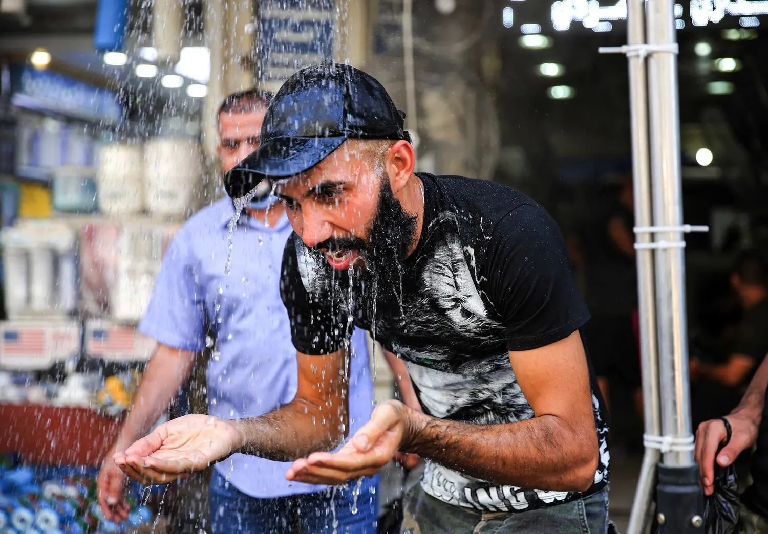 گرمای ۵۰ درجه در بغداد