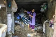تصاویر؛ خسارت سیل به خانه‌های روستایی در مازندران