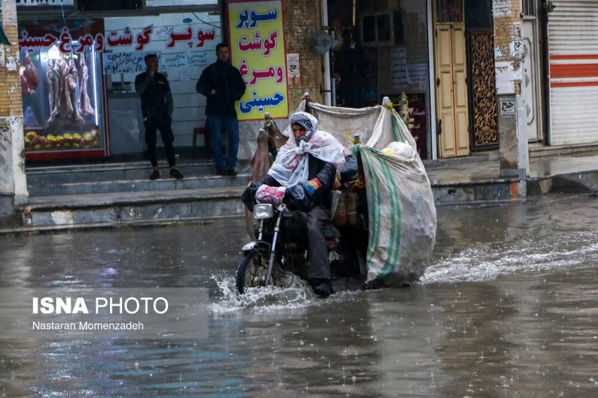 (تصاویر) اهواز غرق در آب