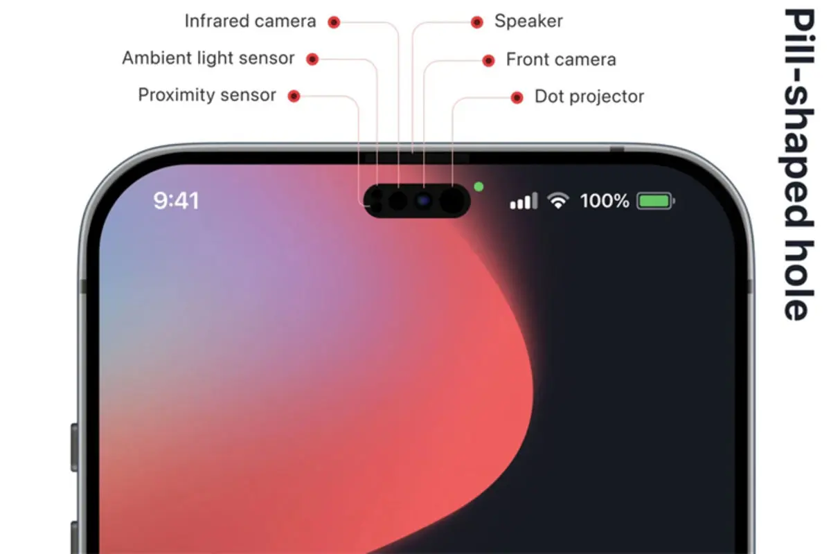 طراحی متفاوت سوراخ پانچ گوشی‌های آیفون ۱۴