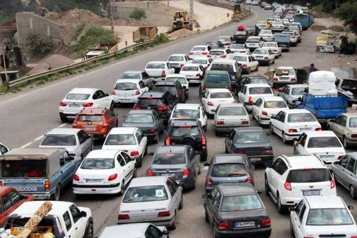 ترافیک سنگین در مسیر‌های خروجی شمال