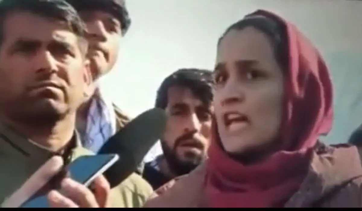 (ویدئو) سخنان دختر شجاع پنجشیری خطاب به طالبان