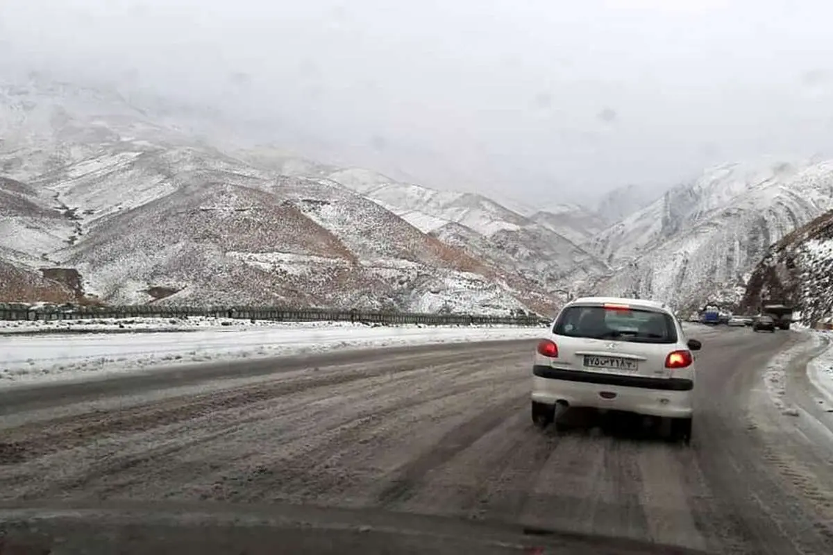 پیشبینی بارش برف وباران در جادههای ۵ استان