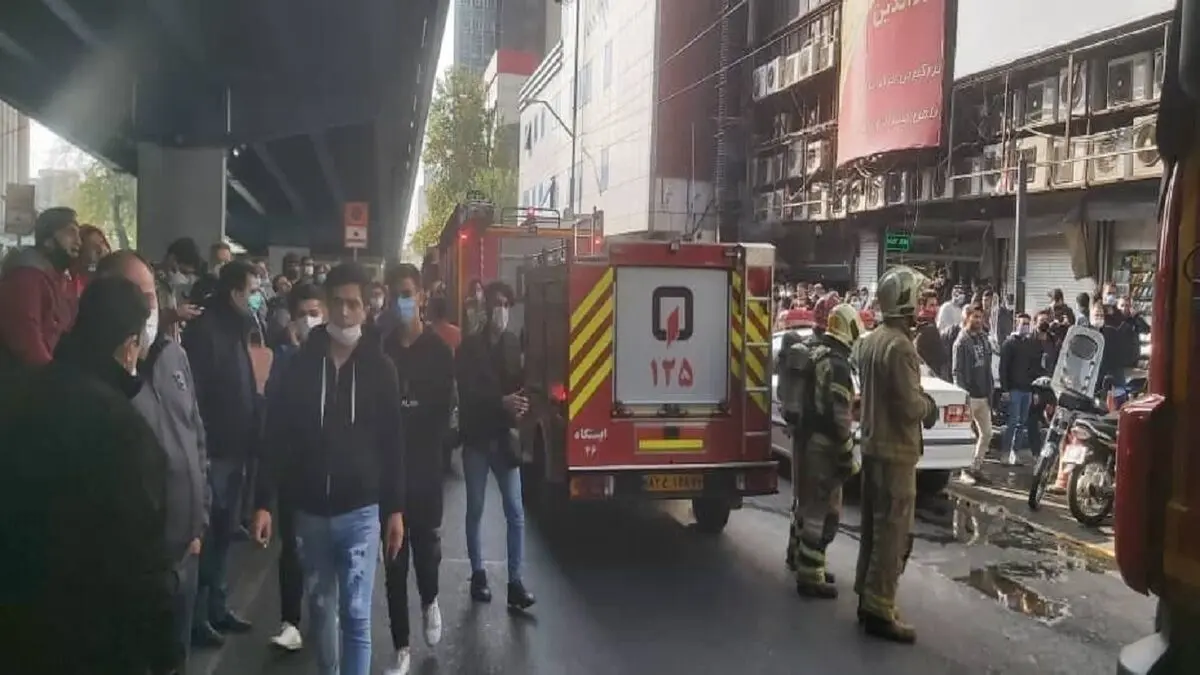 علت مشاهده دود در خیابان جمهوری چه بود؟