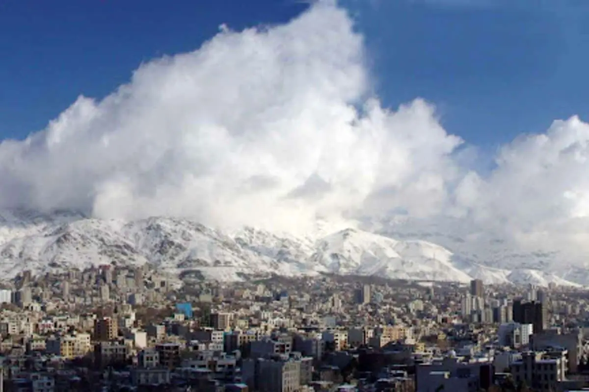 پیشبینی آسمان ابری و نیمه ابری برای تهران تا دوشنبه