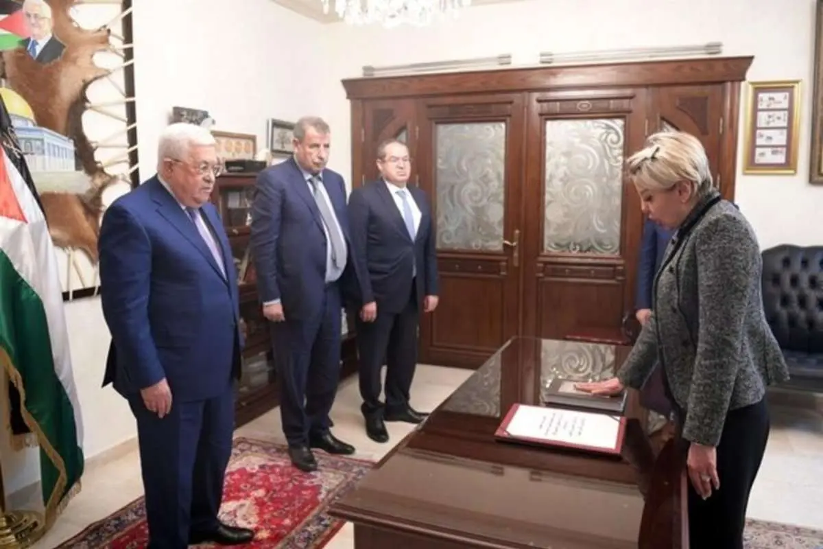(تصویر) سفیر جدید فلسطین در تهران سوگند یاد کرد