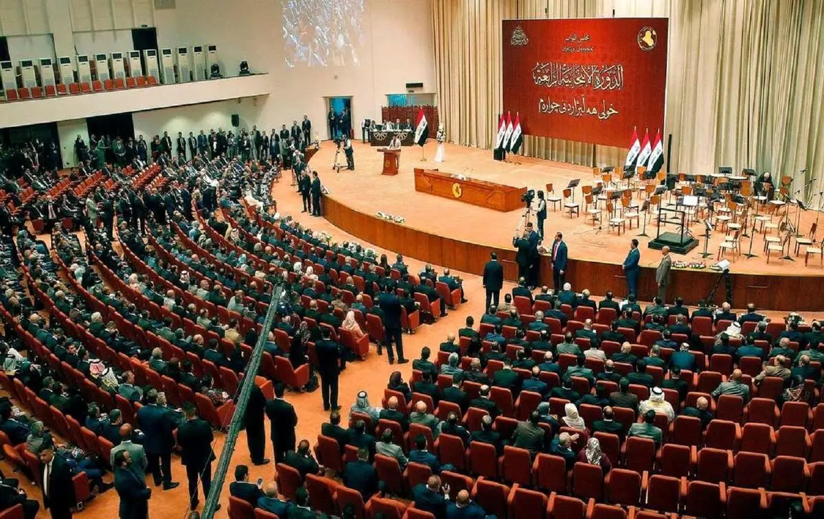 (ویدئو) درگیری در روز آغاز به کار پارلمان جدید عراق