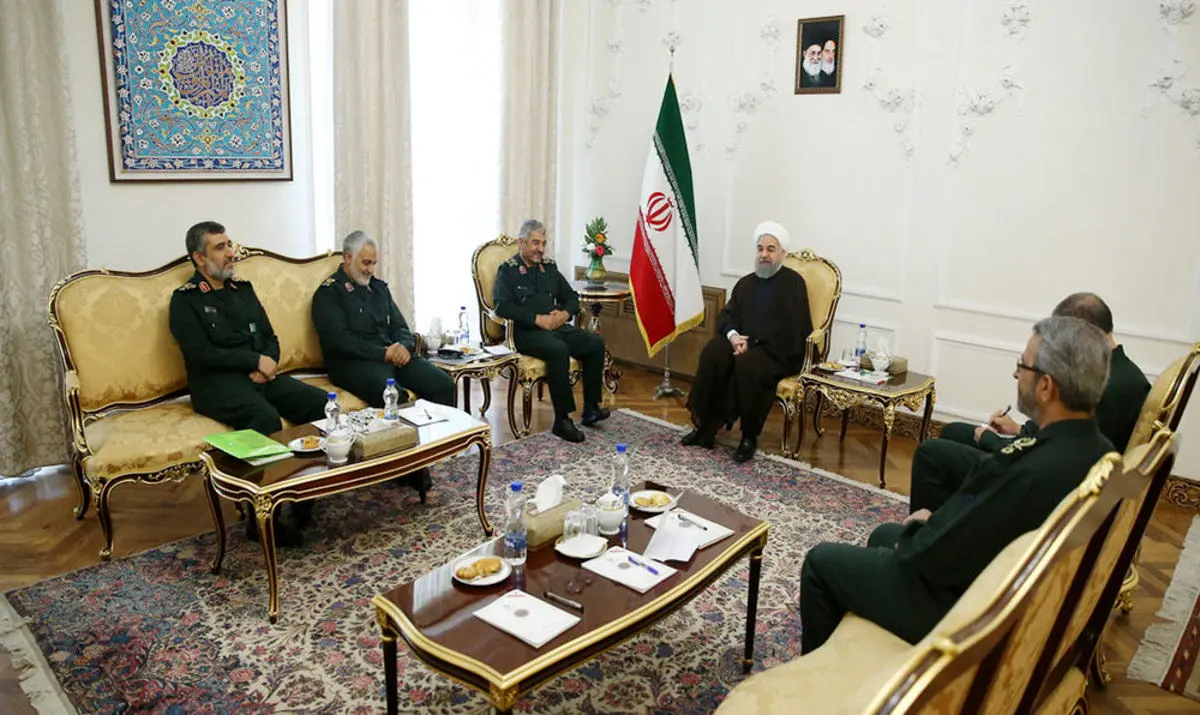 تکذیب مطالب نقل شده از دیدار فرماندهان نظامی با روحانی