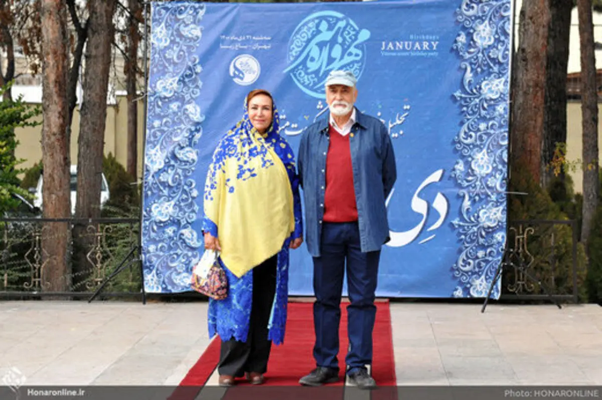 (عکس) محمود پاک‌نیت و همسرش در یک جشن