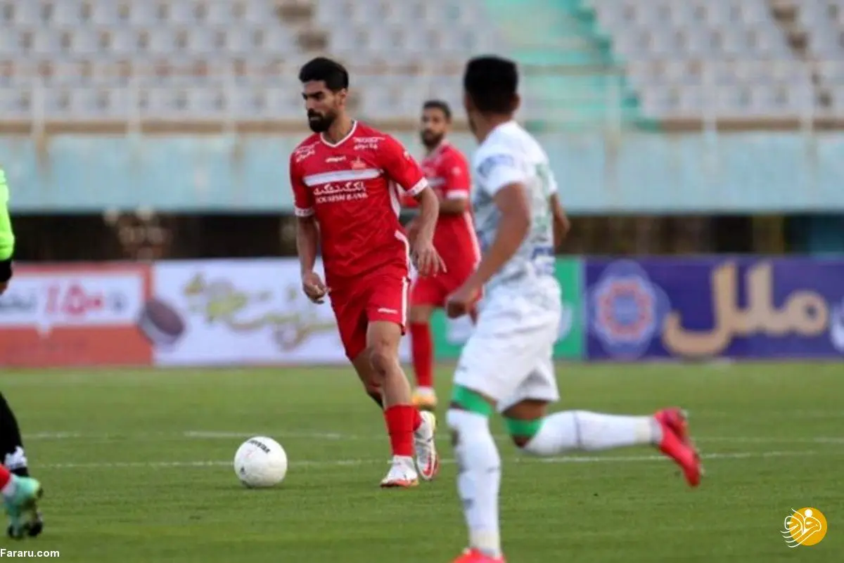 (عکس) واکنش هافبک جنجالی پرسپولیس به بازی عجیبش