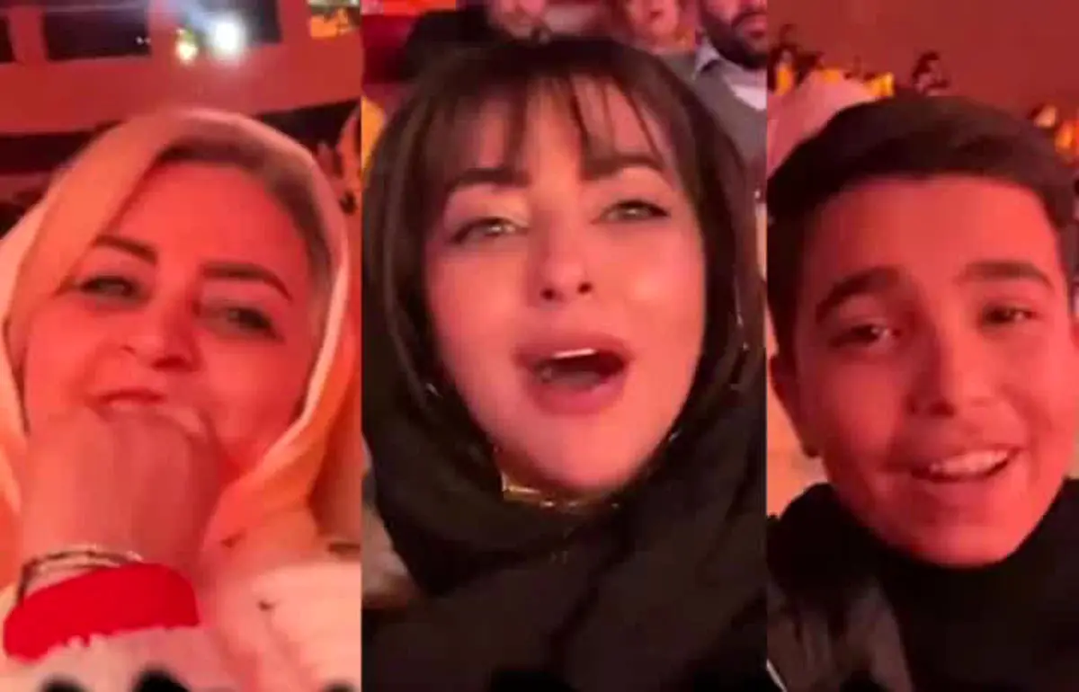 (ویدئو) هم‌خوانی نفیسه روشن در کنسرت خواننده پاپ