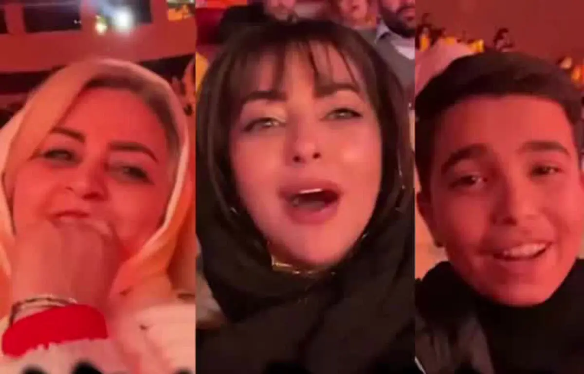(ویدئو) هم‌خوانی نفیسه روشن در کنسرت خواننده پاپ