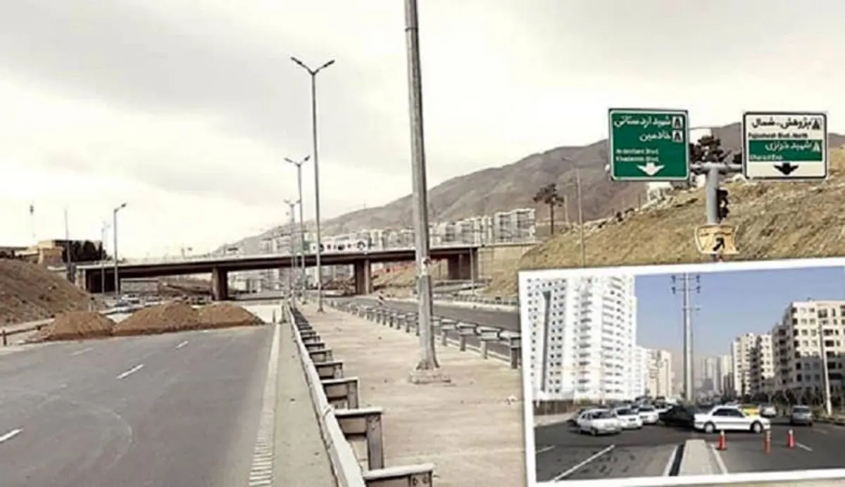 (ویدئو) مسدود شدن بزرگراهی در تهران بدلیل سرقت!