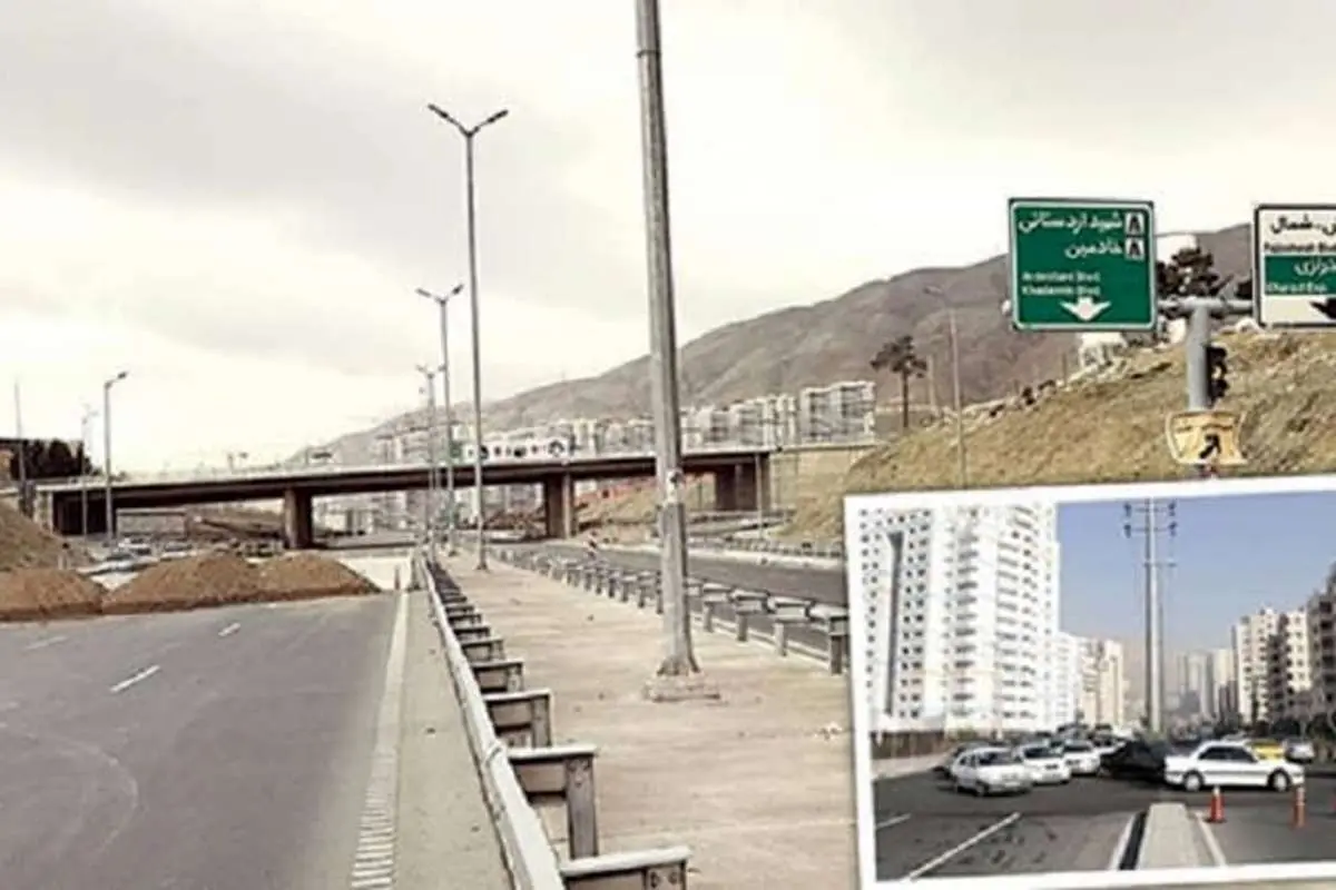(ویدئو) مسدود شدن بزرگراهی در تهران بدلیل سرقت!
