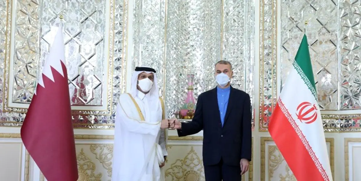 وزیر خارجه قطر در راه تهران