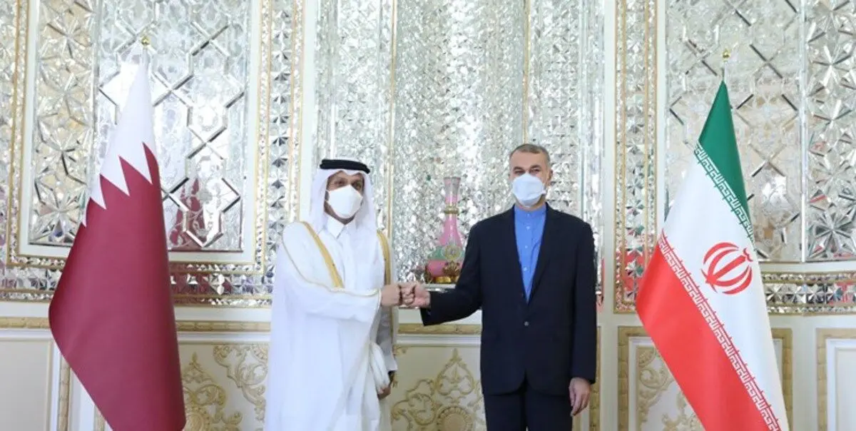 وزیر خارجه قطر در راه تهران