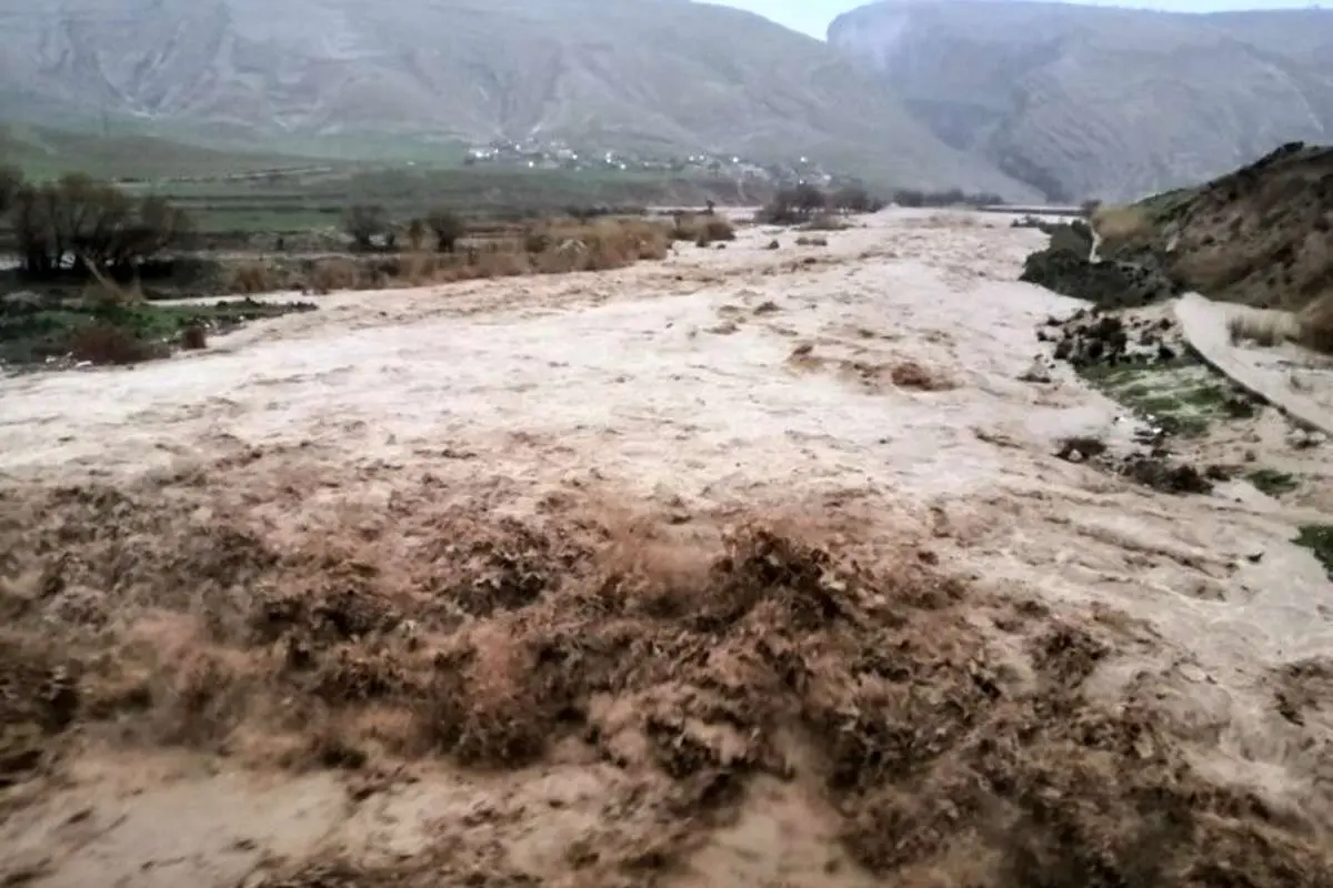 (ویدئو) گرفتار شدن خودروی کارکنان نفت گچساران در سیل