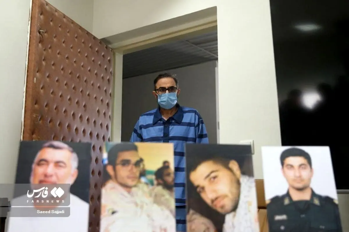 (تصاویر) اولین جلسه دادگاه سرکرده گروهک تروریستی الاحوازیه