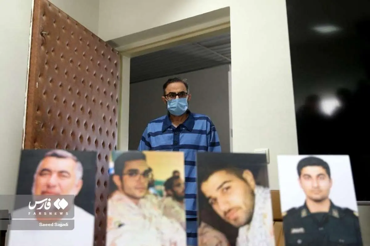 (تصاویر) اولین جلسه دادگاه سرکرده گروهک تروریستی الاحوازیه