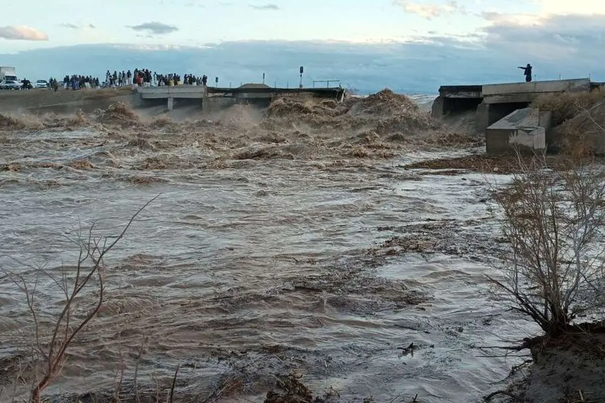 سیل بیسابقه ۴۰ ساله در شرق کرمان