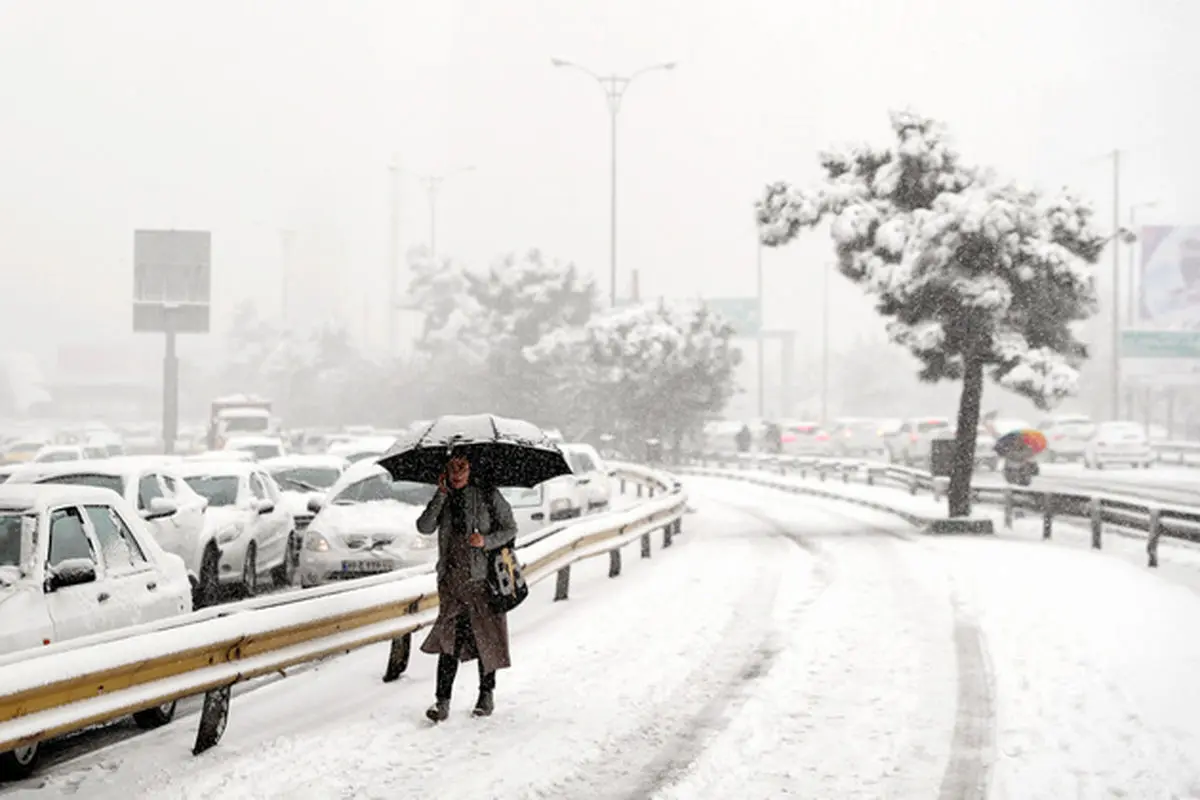 تهران یخ می‌زند