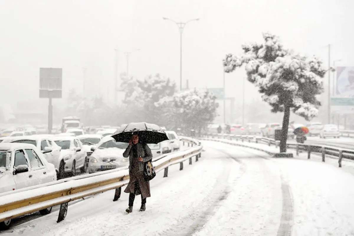تهران یخ می‌زند