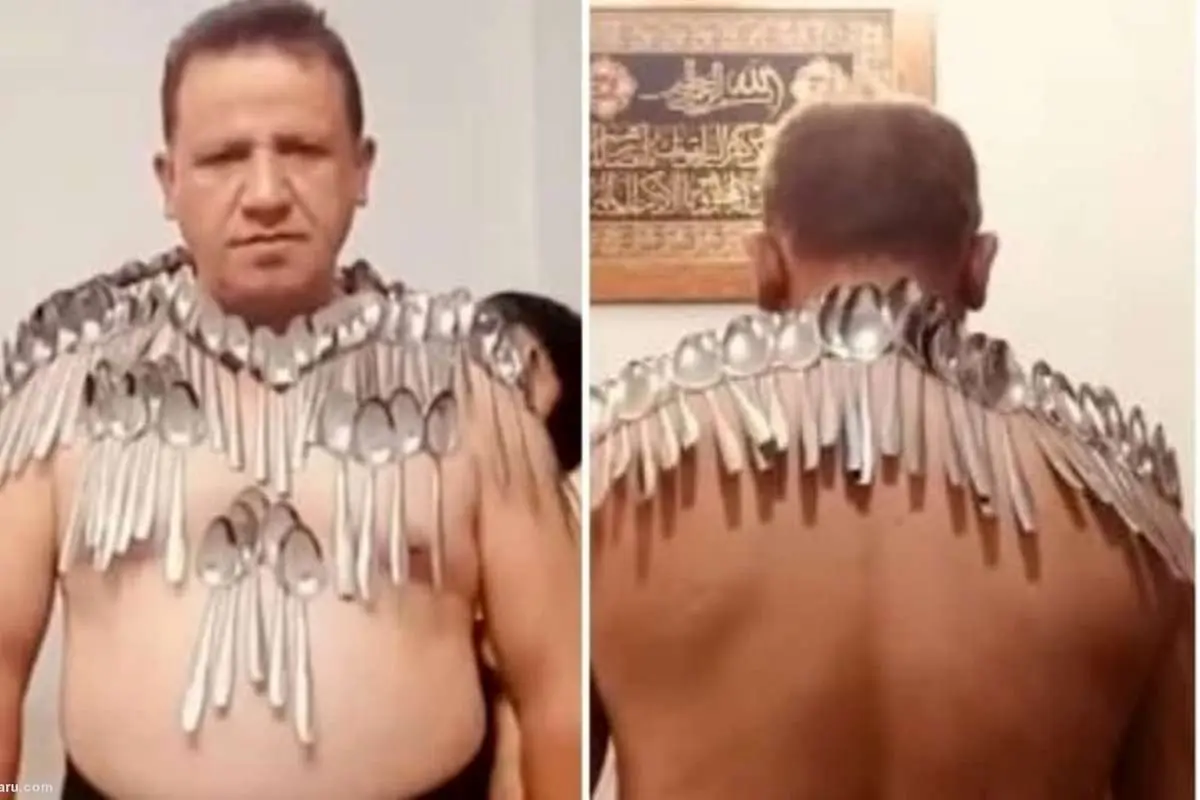 (ویدئو) رکوردشکنی گینس توسط مرد ایرانی با ۸۵ قاشق