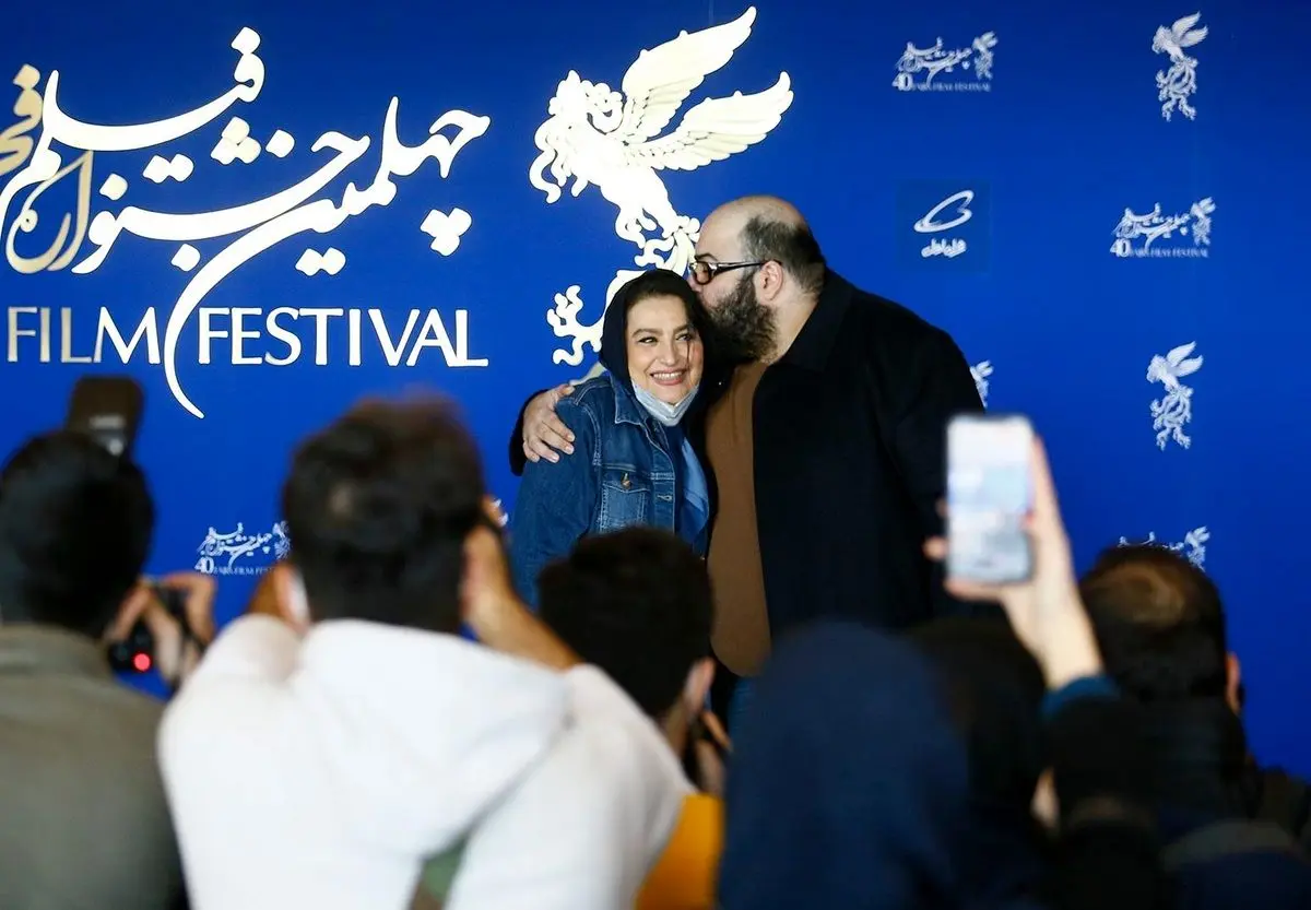 (تصاویر) بازیگران و عوامل فیلم «بیرو» در جشنواره فیلم فجر