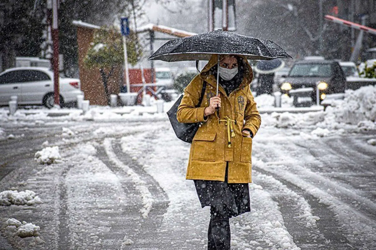 بارش برف و باران در بیشتر نقاط کشور