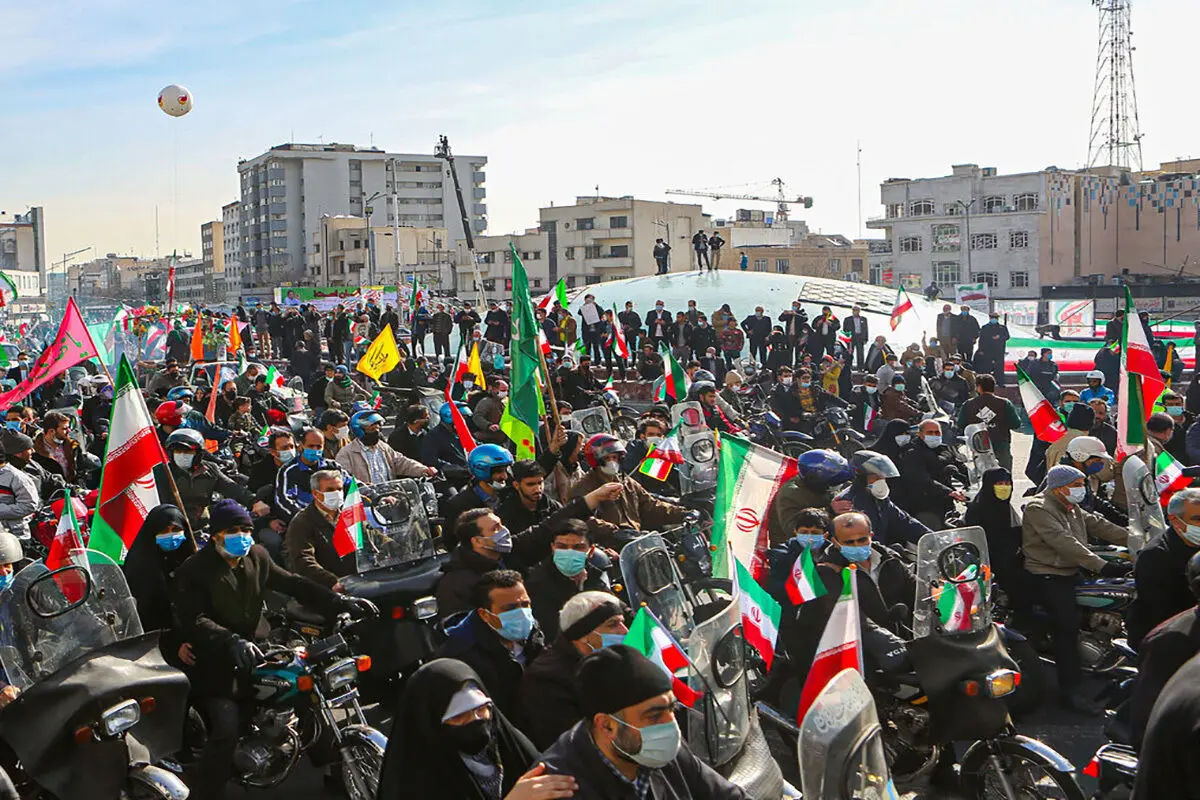 احتمال برگزاری راهپیمایی ۲۲ بهمن در سراسر کشور به جز شهر‌های قرمز