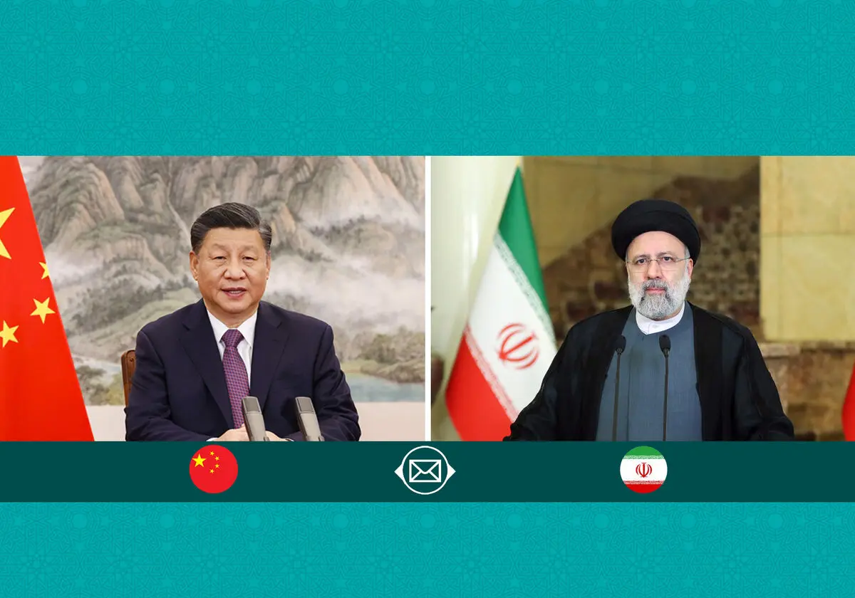 پیام رئیسی به رییس جمهور چین