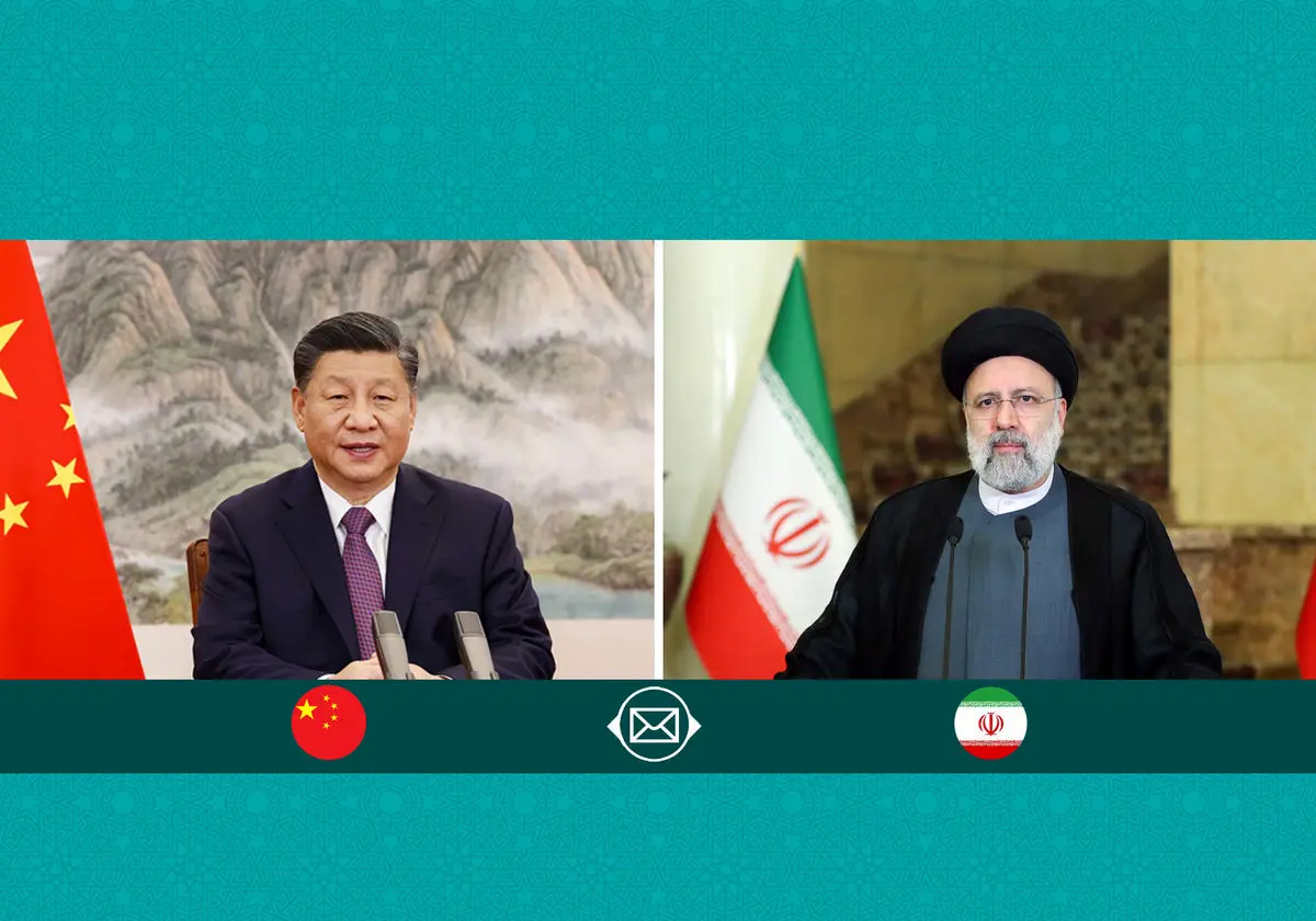 پیام رئیسی به رییس جمهور چین