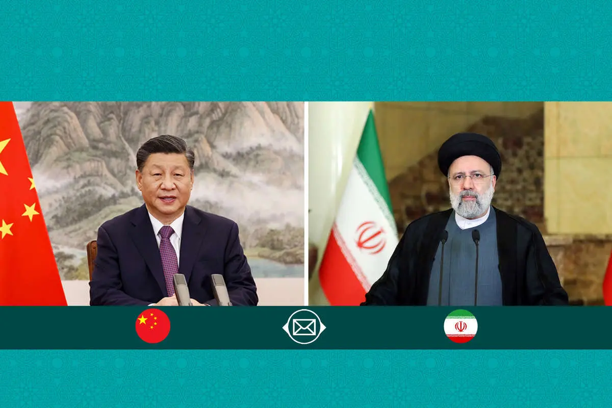 پیام رئیسی به رییس جمهور چین