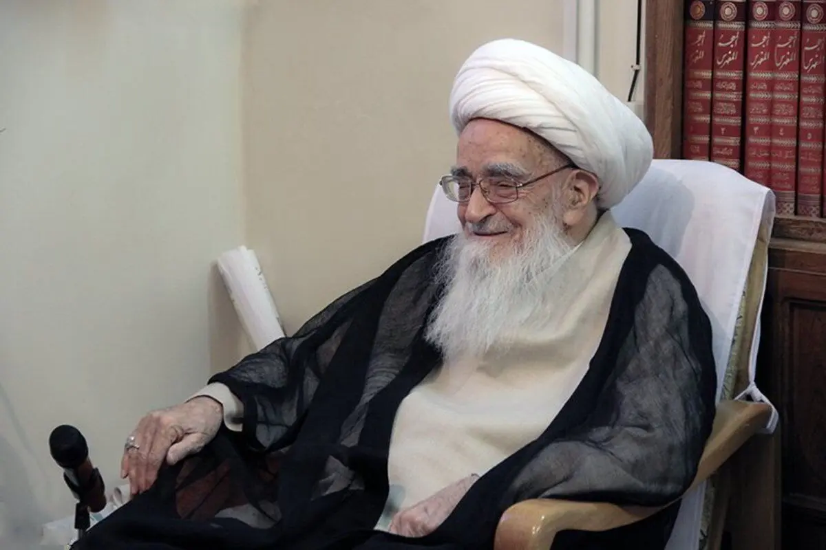 (عکس) محل خاکسپاری پیکر آیت‌الله صافی گلپایگانی