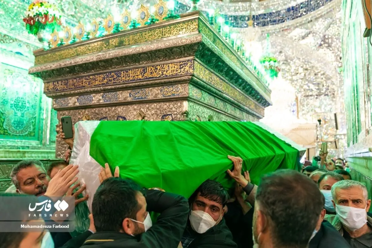 (تصاویر) تشییع پیکر شهید «علی‌اکبر رنجبر» در شیراز