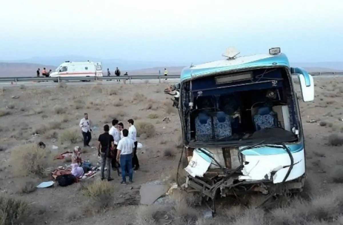 باز هم واژگونی اتوبوس؛ این بار در یزد
