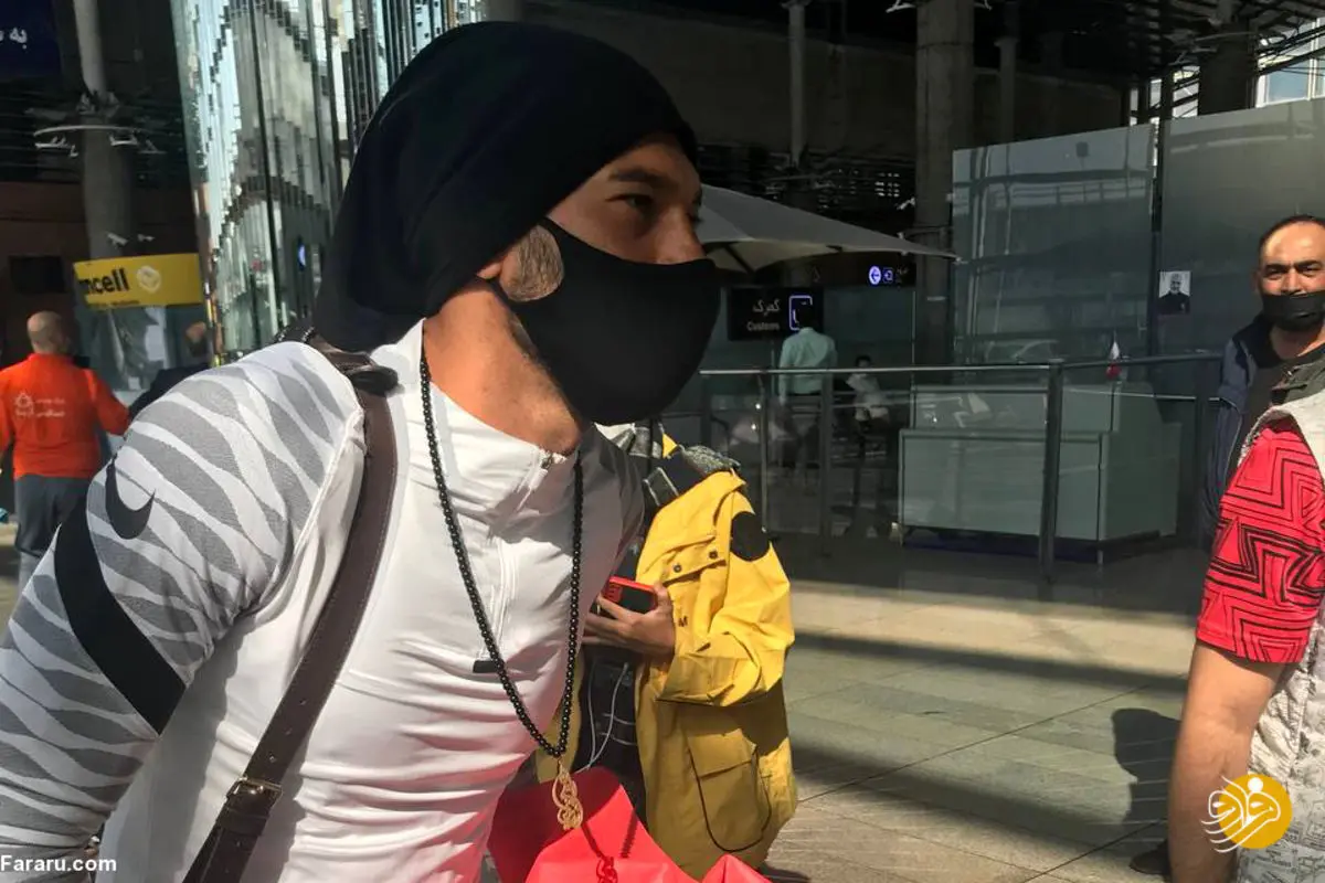 (عکس) ورود رامین رضاییان به ایران و باشگاه پرسپولیس