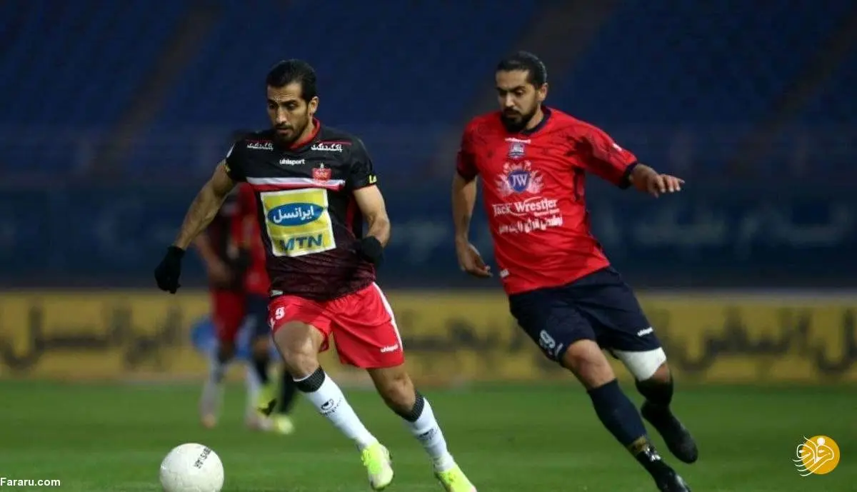 (عکس) نفع پرسپولیس از داوری در دیدار برابر نساجی؟