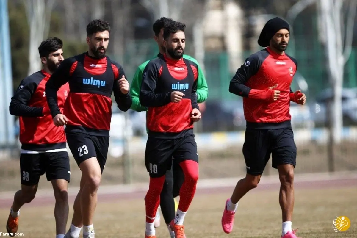 (عکس) اولین تمرین رامین رضاییان با پرسپولیس