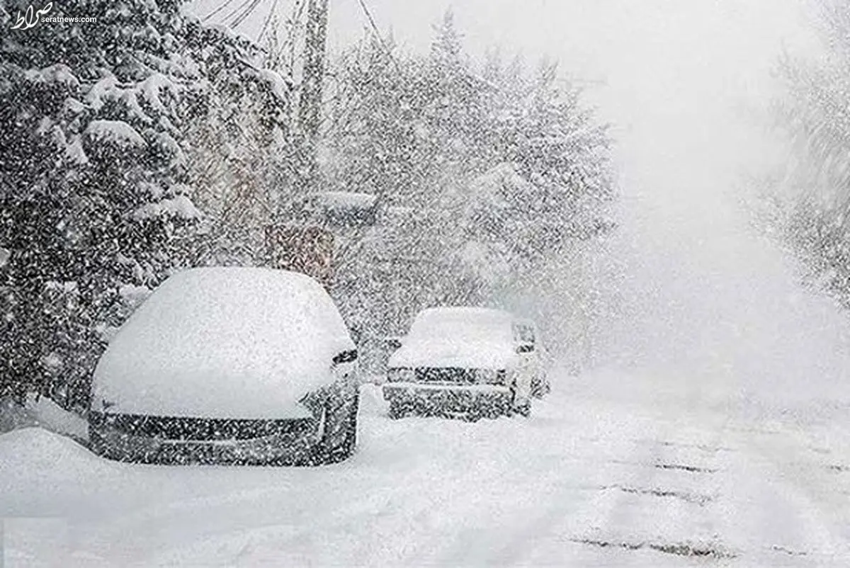 بارش باران و برف در ۱۰ استان