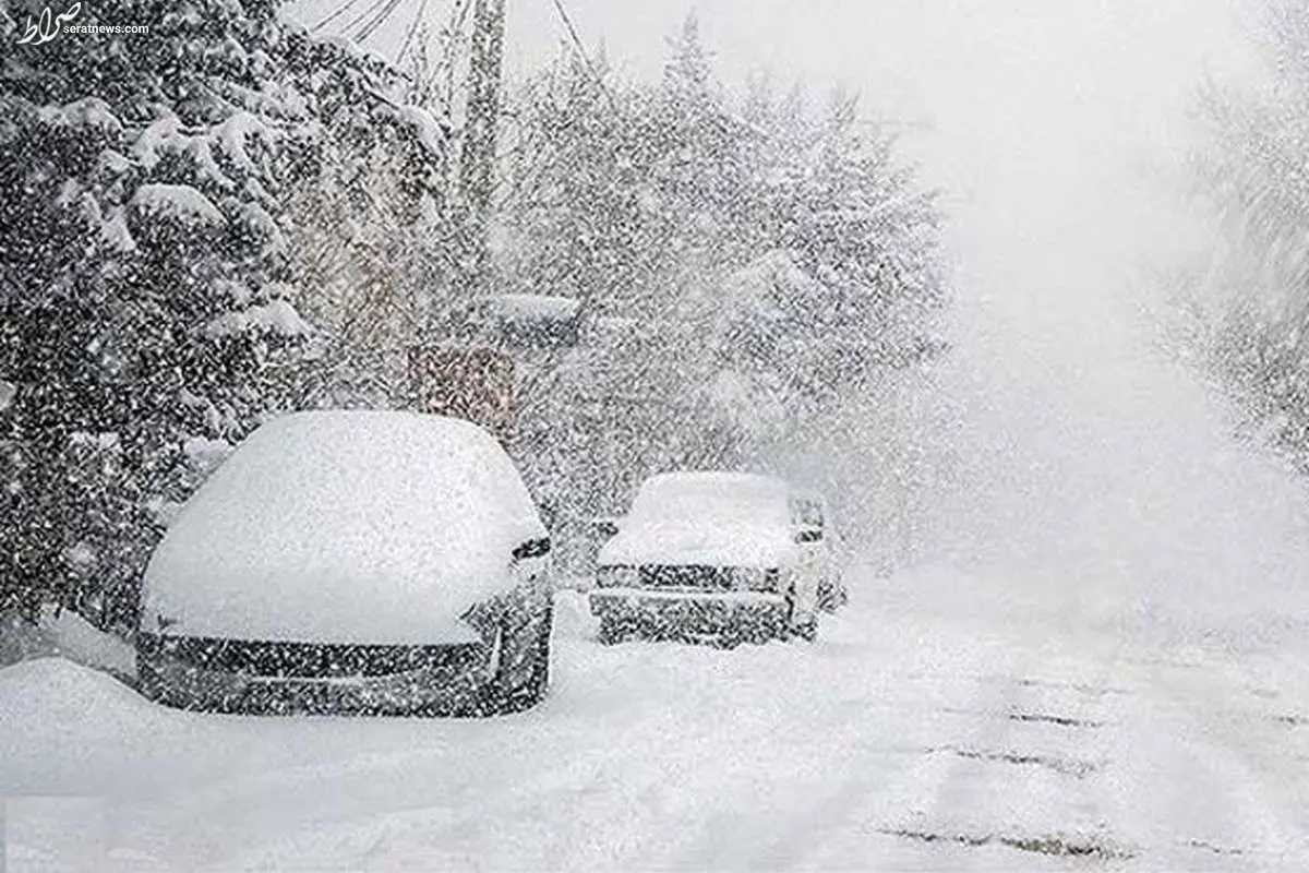 بارش باران و برف در ۱۰ استان