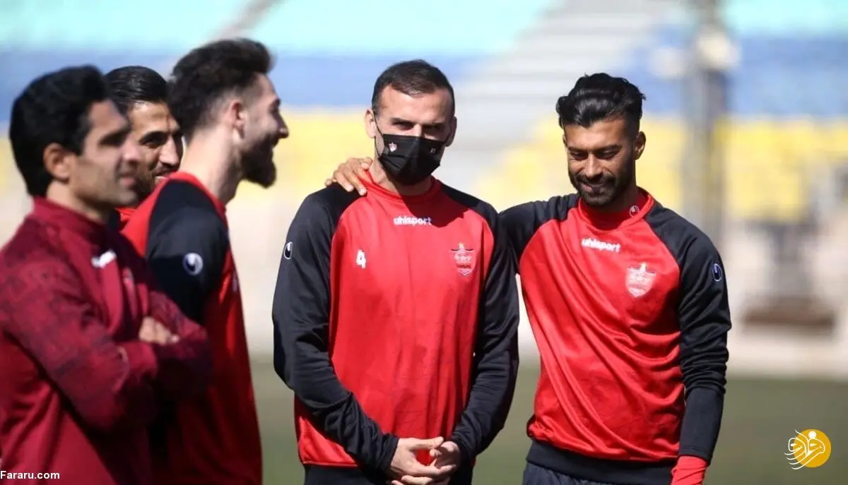 جنجال عکس رامین رضاییان در پرسپولیس