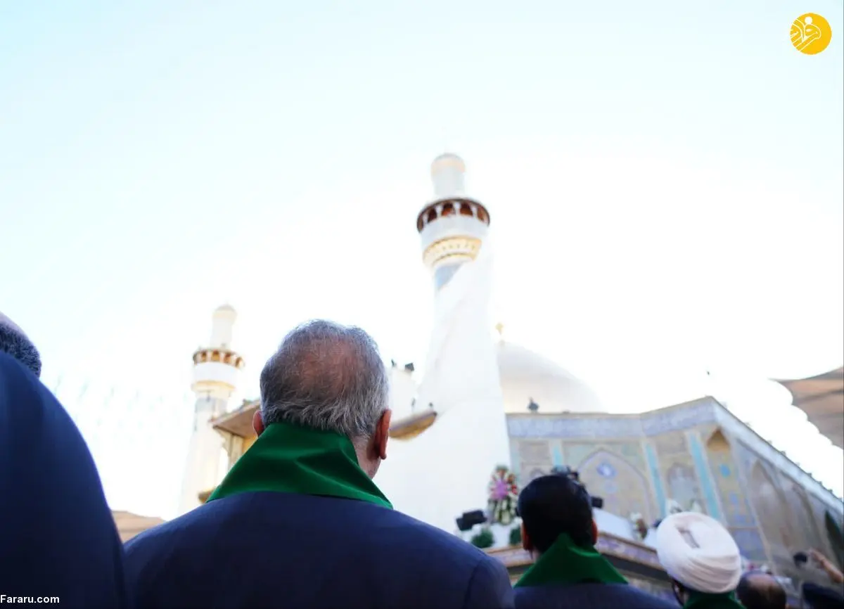 (تصاویر) رونمایی از مناره دوم حرم امام علی(ع)