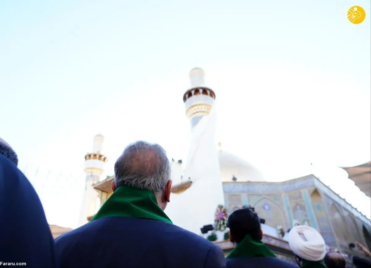 (تصاویر) رونمایی از مناره دوم حرم امام علی(ع)