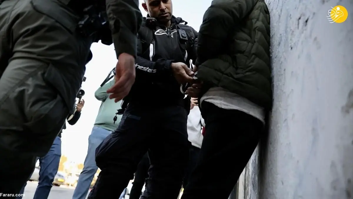 (تصاویر) بازداشت نوجوان ۱۴ ساله فلسطینی