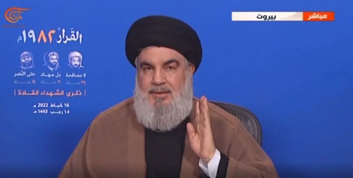 نصرالله: حزب‌الله موشک نقطه‌زن و پهپاد می‌سازد