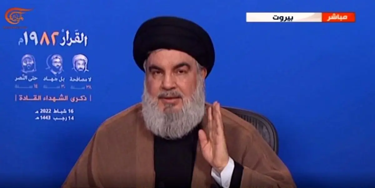 نصرالله: حزب‌الله موشک نقطه‌زن و پهپاد می‌سازد