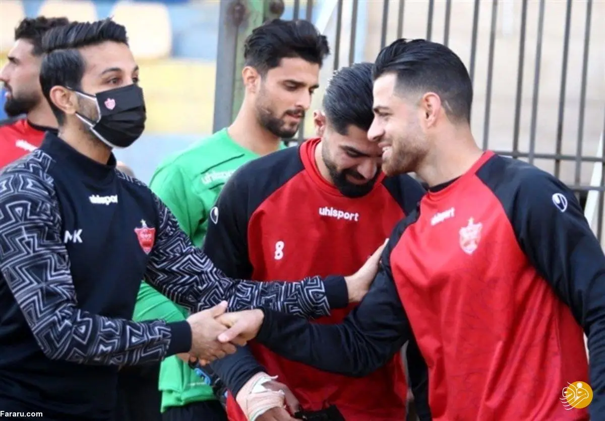 (عکس) مرتضی پورعلی‌گنجی در تمرین پرسپولیس؛ خبری در راه است؟